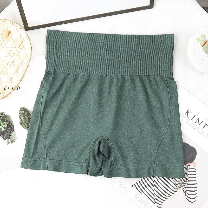 High Waist Shorts Women Hip Push Up Shorts Safety Short Pants Seamless Boxer Panty Female Tummy Control Fitness Underwear
