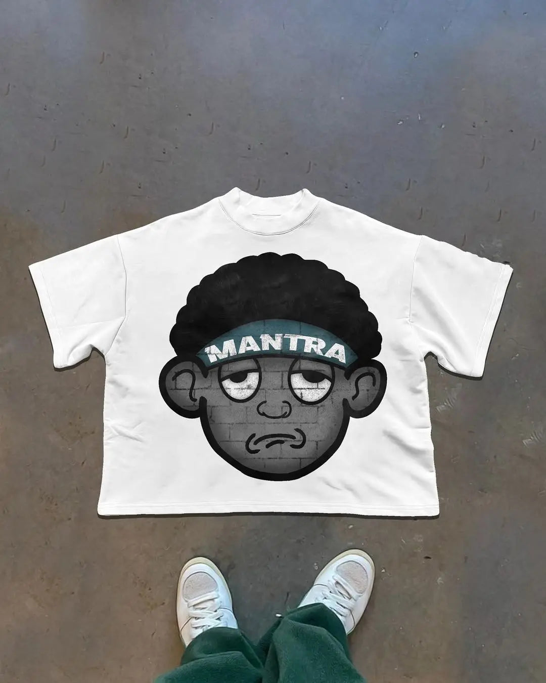 Y2k retro new hip-hop pattern printed men oversized T-shirt street short sleeved casual punk couple top harajuku y2k top