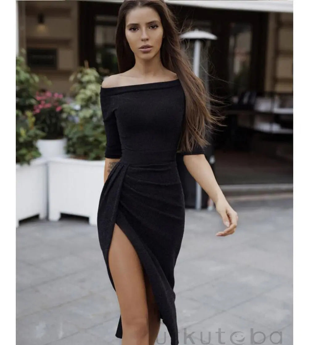 Hirigin Sexy Dress 2019 Newest Women Sexy Off Shoulder Long Sleeve Ball Prom Bodycon Evening Party Wedding Long Dress Clubwear