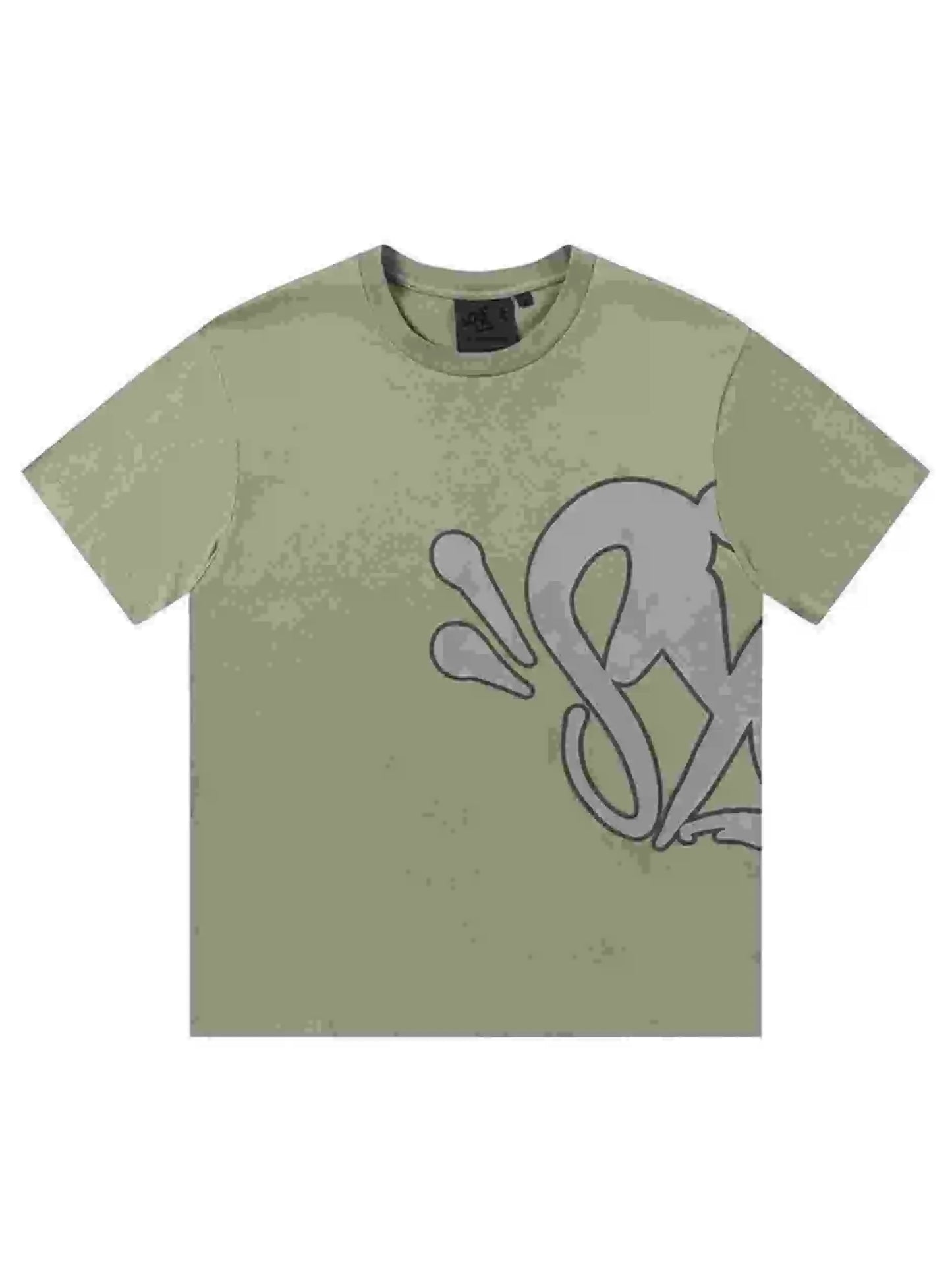 American Fashion Brand SYNA World Short Sleeve Men's and Women's Suits Drill Style High Street Hip Hop Ins Summer Casual Shorts