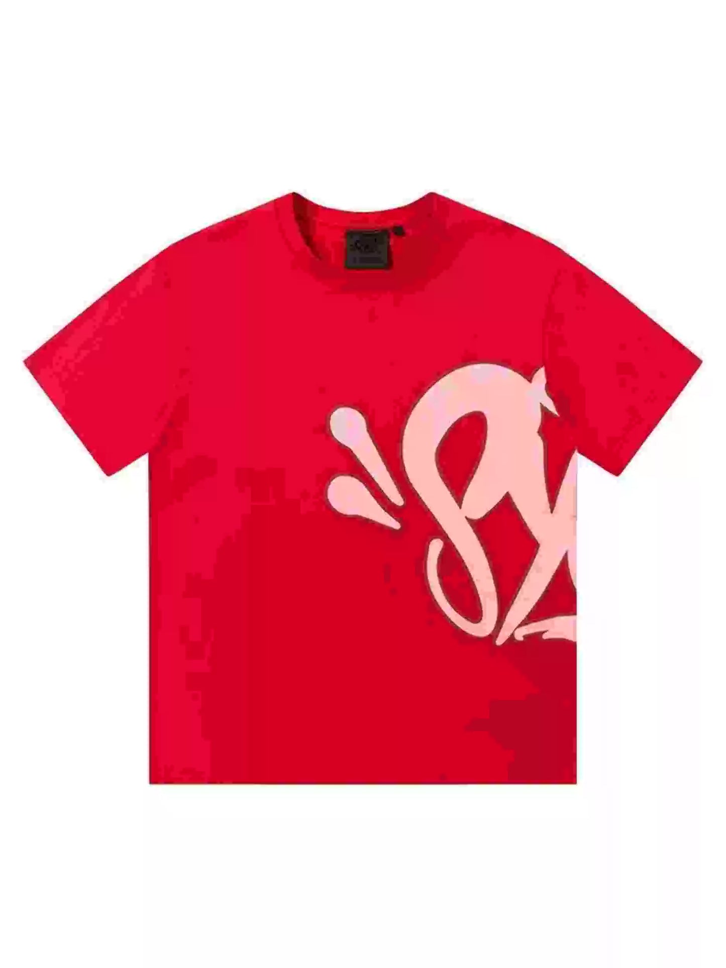 American Fashion Brand SYNA World Short Sleeve Men's and Women's Suits Drill Style High Street Hip Hop Ins Summer Casual Shorts