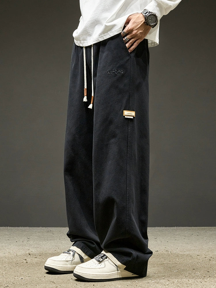 Straight-leg Pants Men Summer Thin Loose American Men's Casual Pants Boys Pants Paratroopers Cargo Pants Men's Pants