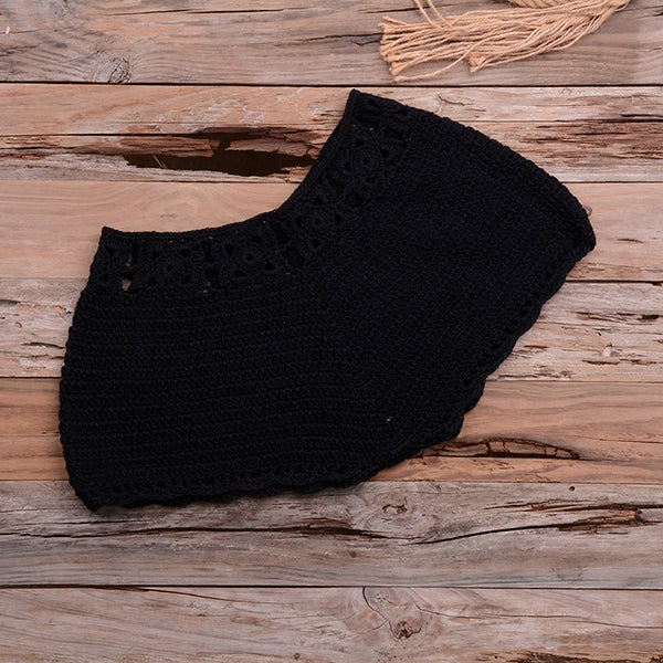 Sexy Halter Tie Knitting Bikini New Beach Crochet Swimwear H