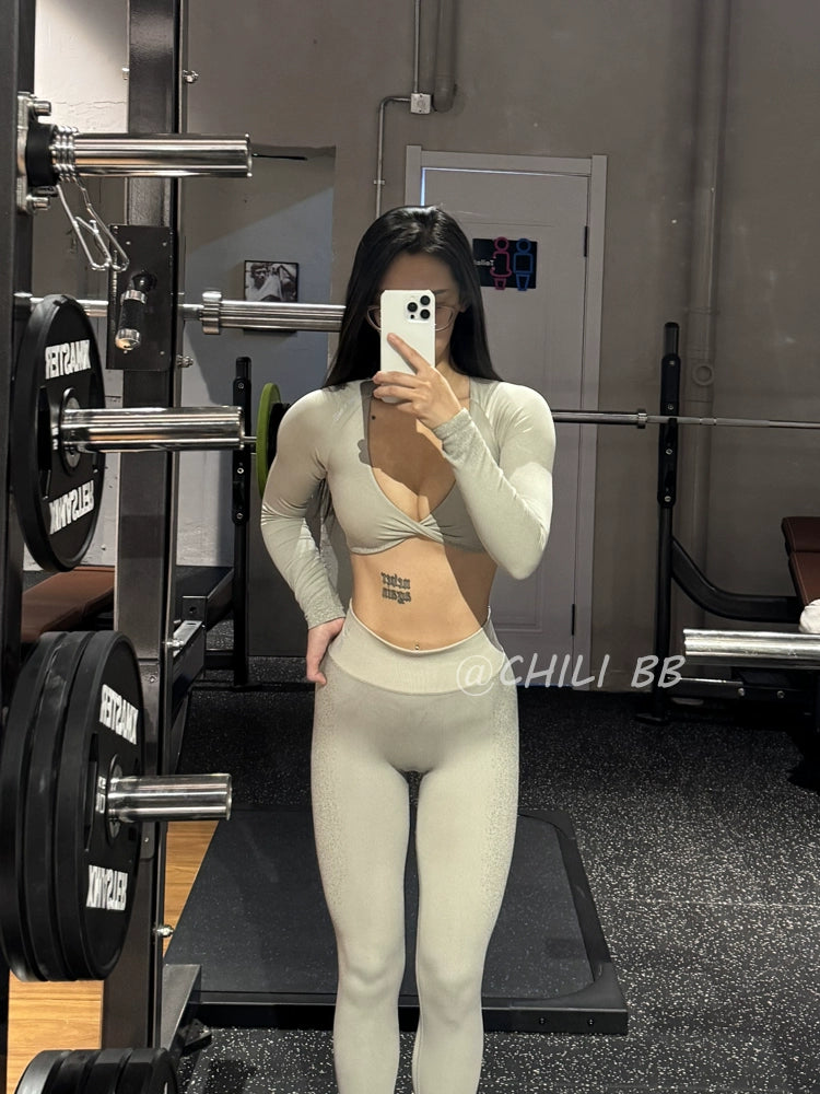 Ignite High Waist Belly Contracting and Close-Fitting Peach Hip Raise Pants