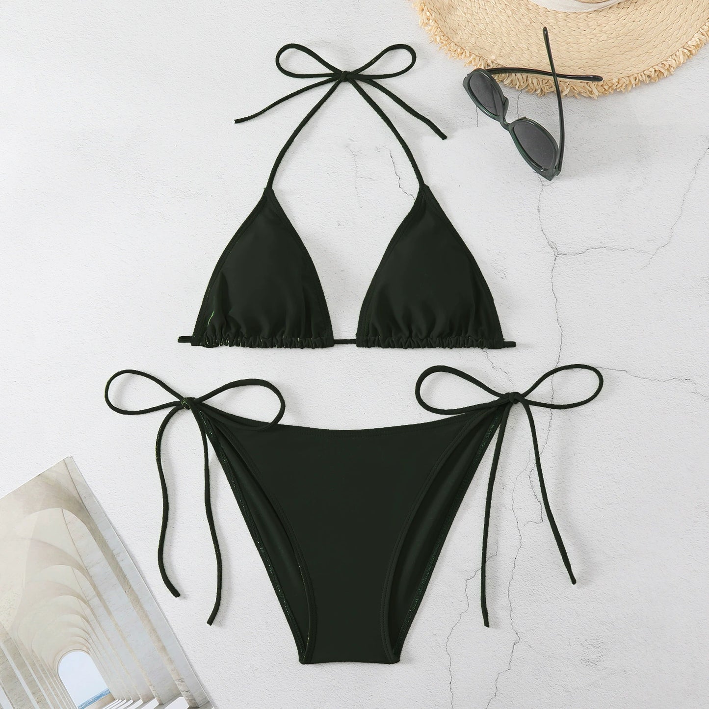 New Swimwear Sexy European and American Bikinis Beach Suit Fashion Split Swimsuit Women in Stock Sexy Bikini