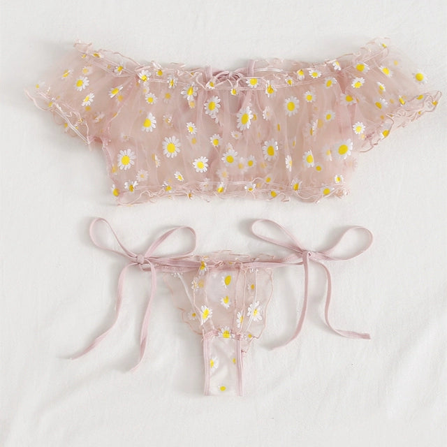 Women Girls Sweet Sexy Casual Short Sleeve Off Shoulder Lace