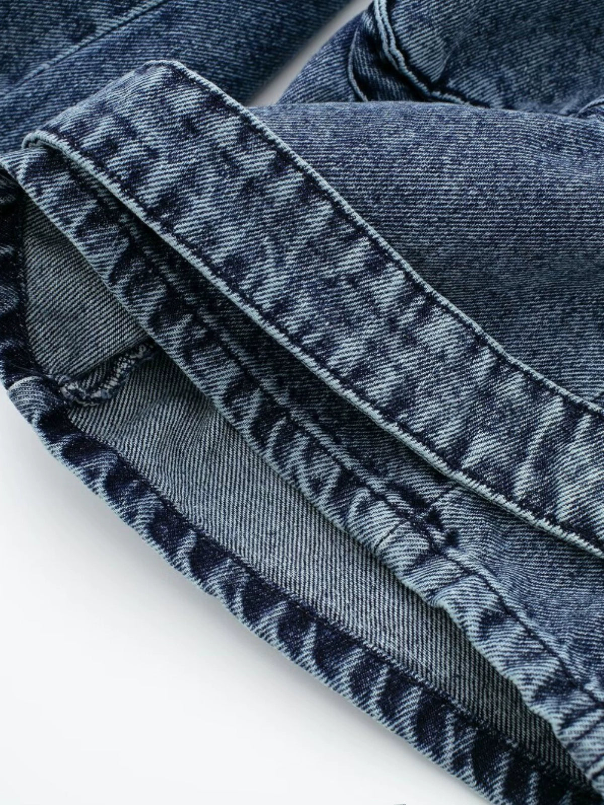 Kaslead Fashion Pocket Overalls Denim