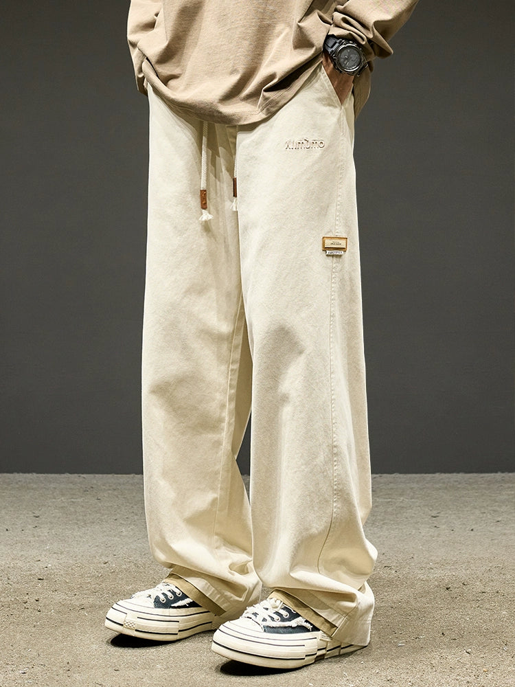 Straight-leg Pants Men Summer Thin Loose American Men's Casual Pants Boys Pants Paratroopers Cargo Pants Men's Pants