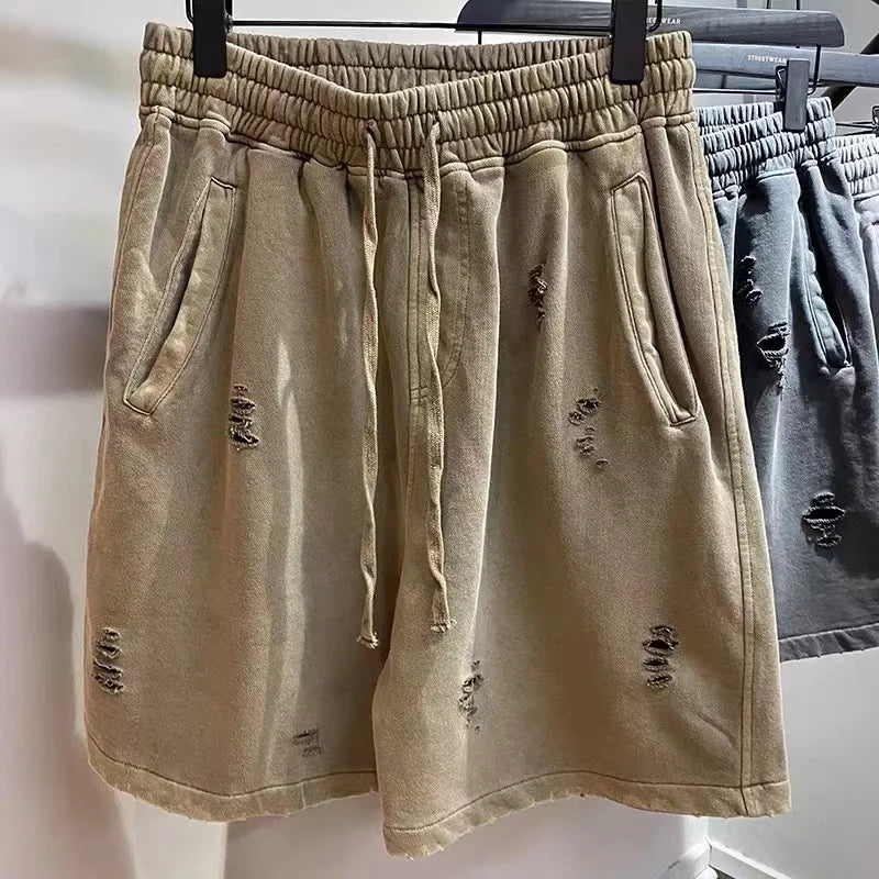 cut-up vintage shorts