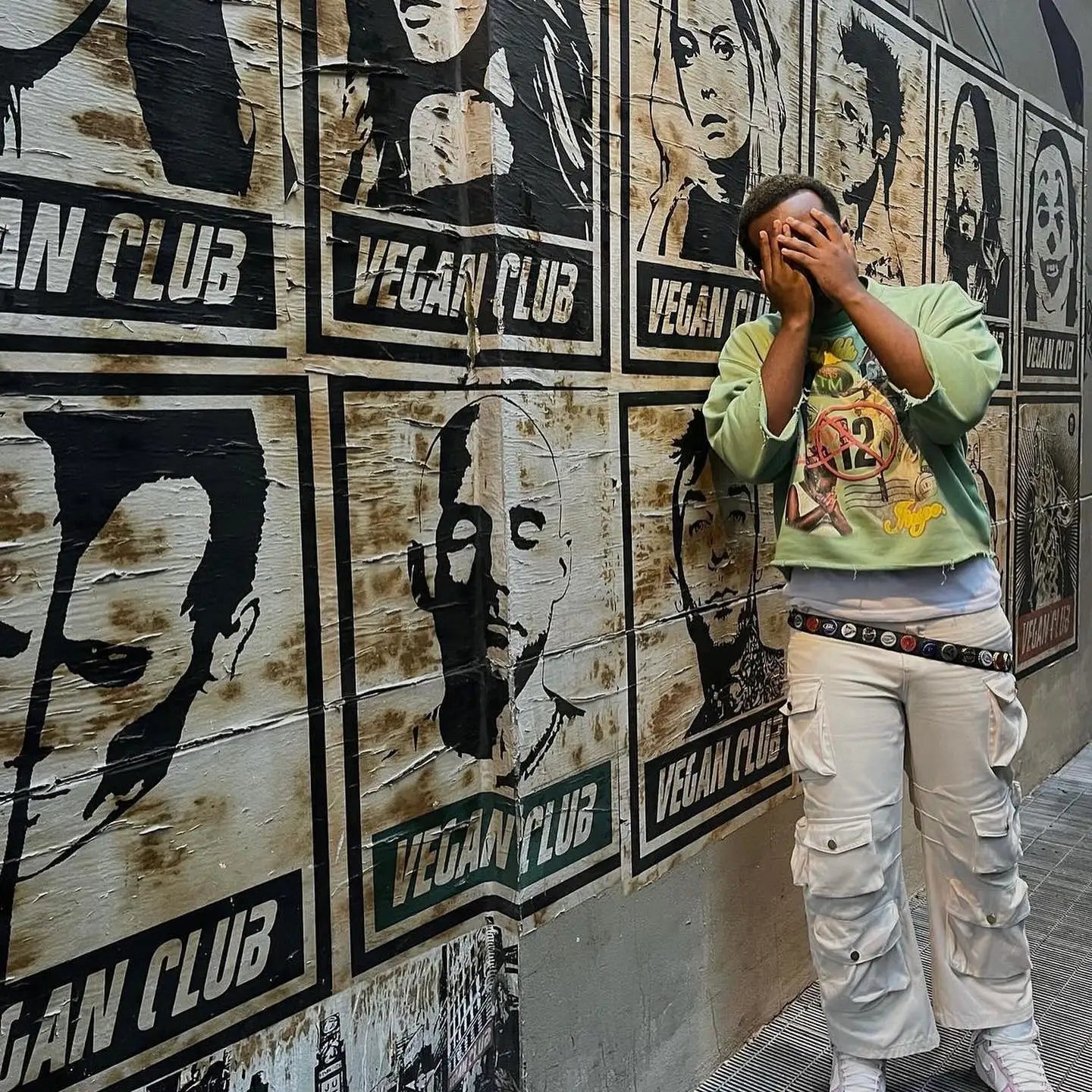 New Street Trend Men and Women Pure Cotton Large Pattern Print Design Shirt Harajuku Hip Hop Fashion Y2K Oversized Loose T Shirt