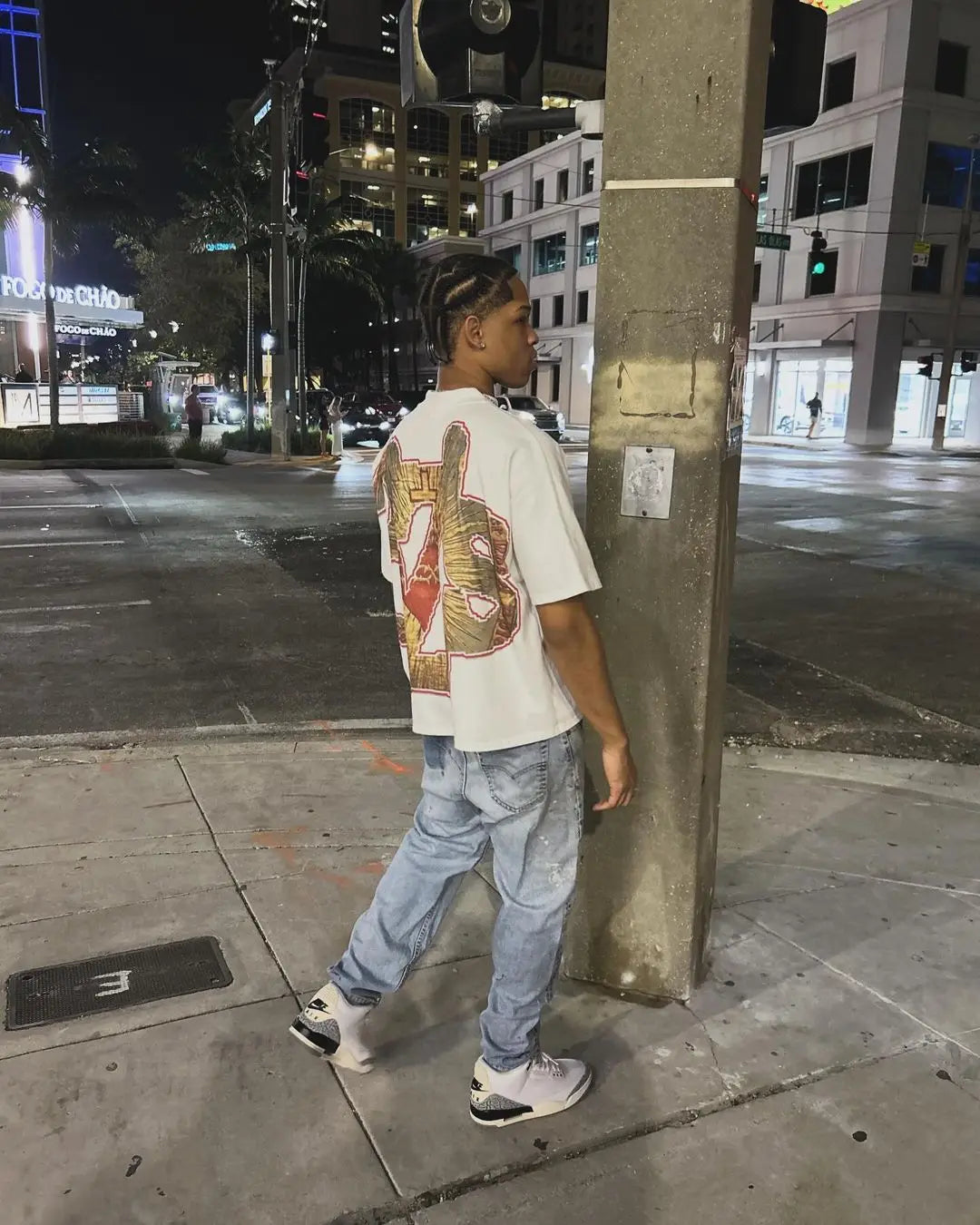 Y2k retro new hip-hop pattern printed men oversized T-shirt street short sleeved casual punk couple top harajuku y2k top