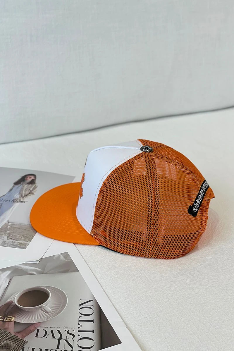 2025 New embroidered net cap for men and women outdoor sun protection baseball cap, versatile for spring and summer baseball cap