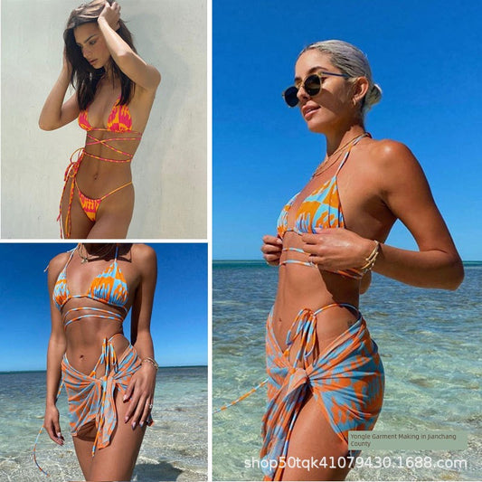 2024 Fashion New Arrival Best Selling Ins Style Sexy Separates Sexy Swimsuit Female Split Spice Swimsuit