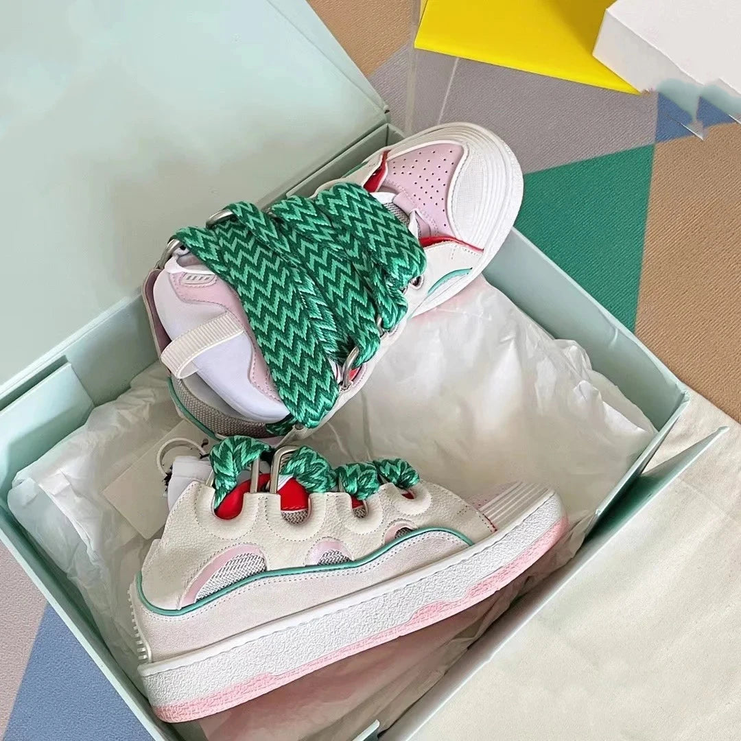 Chaussures en dentelle rondes pour femmes, recommande d'augmenter les chaussures mixtes, documents, Parker, mode décontractée