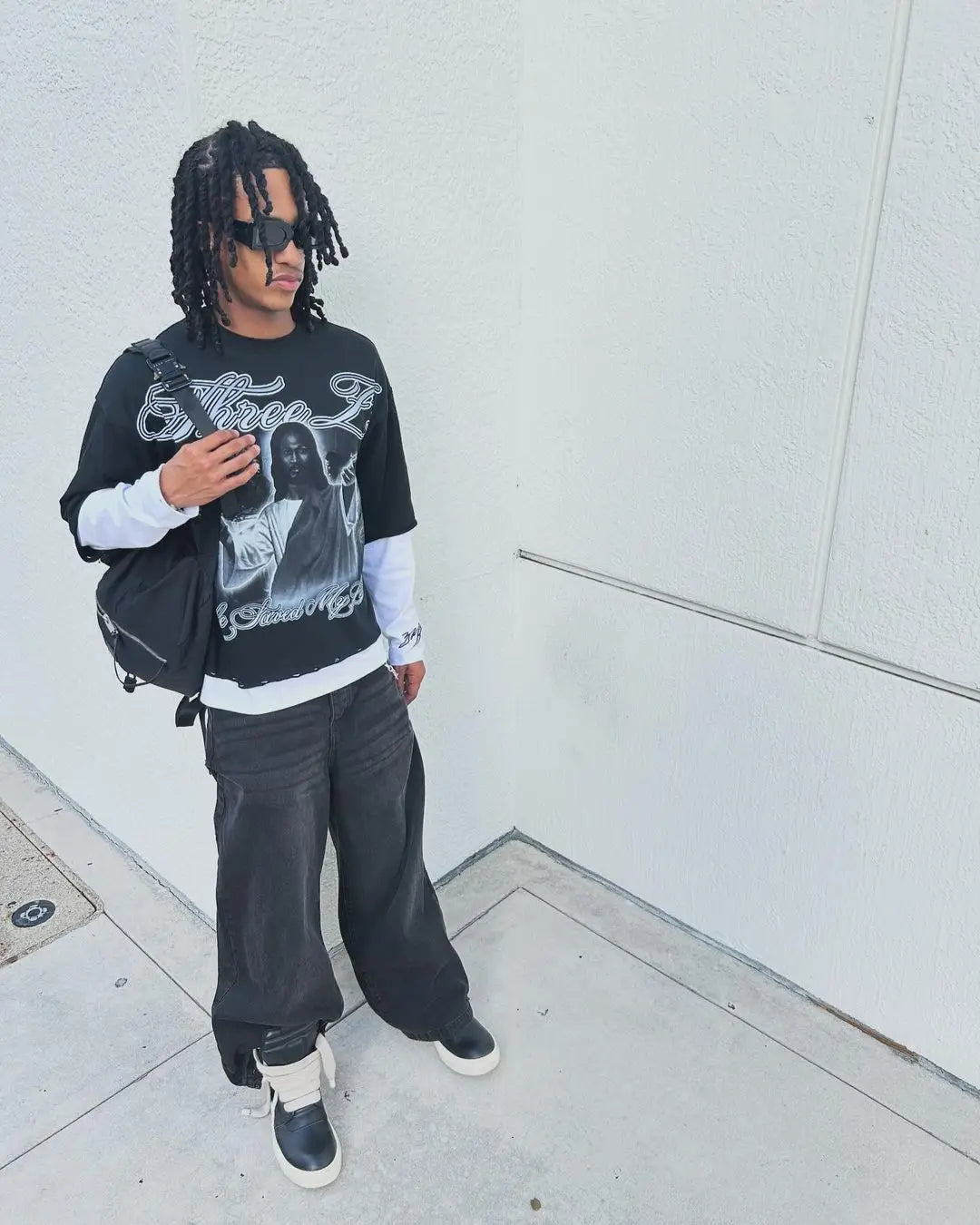 Y2k retro new hip-hop pattern printed men oversized T-shirt street short sleeved casual punk couple top harajuku y2k top