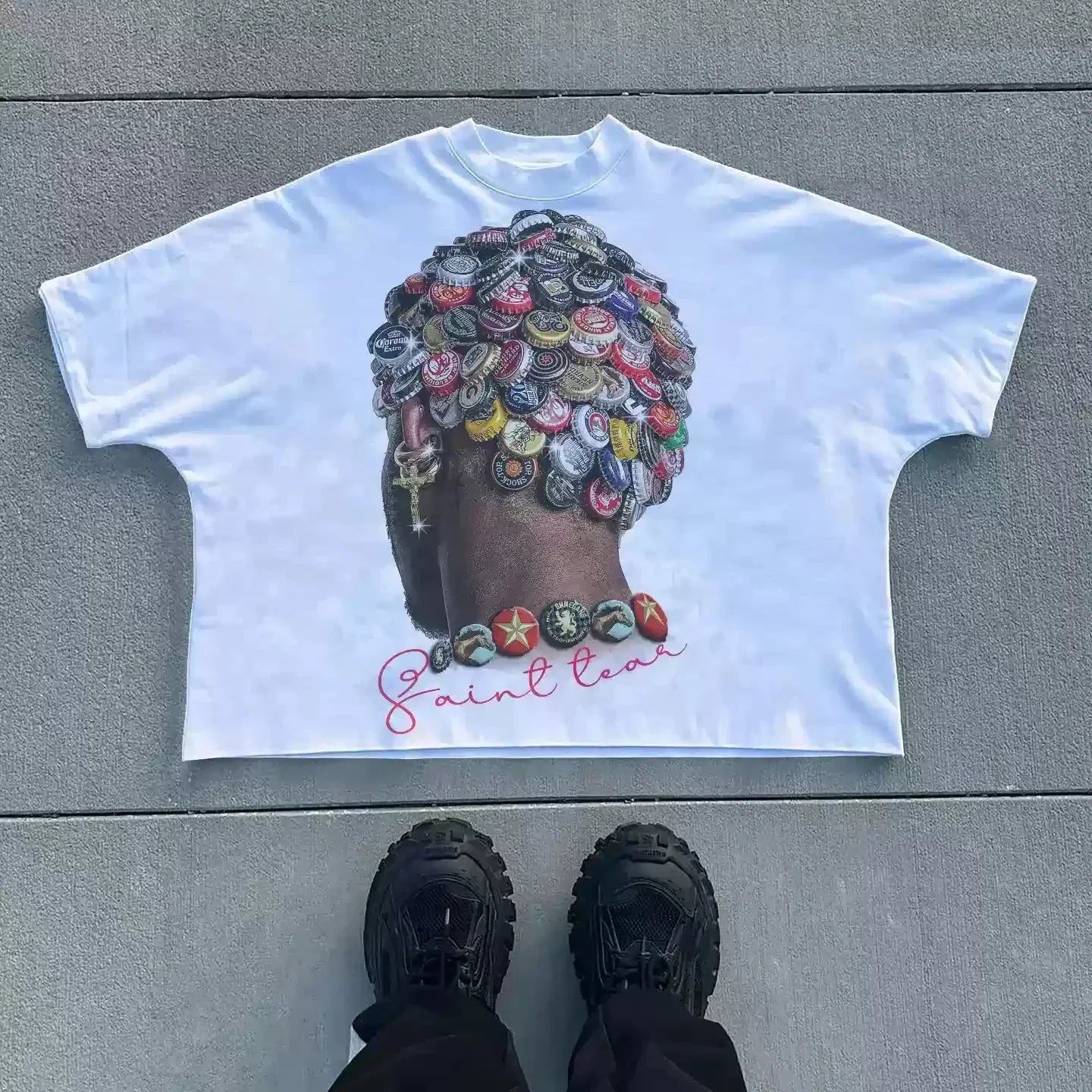 Hip Hop Trendy Customized Casual T Shirt Men's and Women's Casual T-Shirt Breathable Y2K