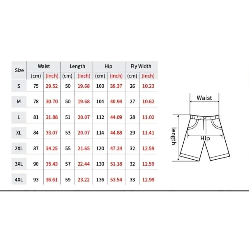 2025 Hot-selling New Men's Sports Shorts and Black Casual Basketball Beach Shorts "healthy" Print and Flame 3D Pattern