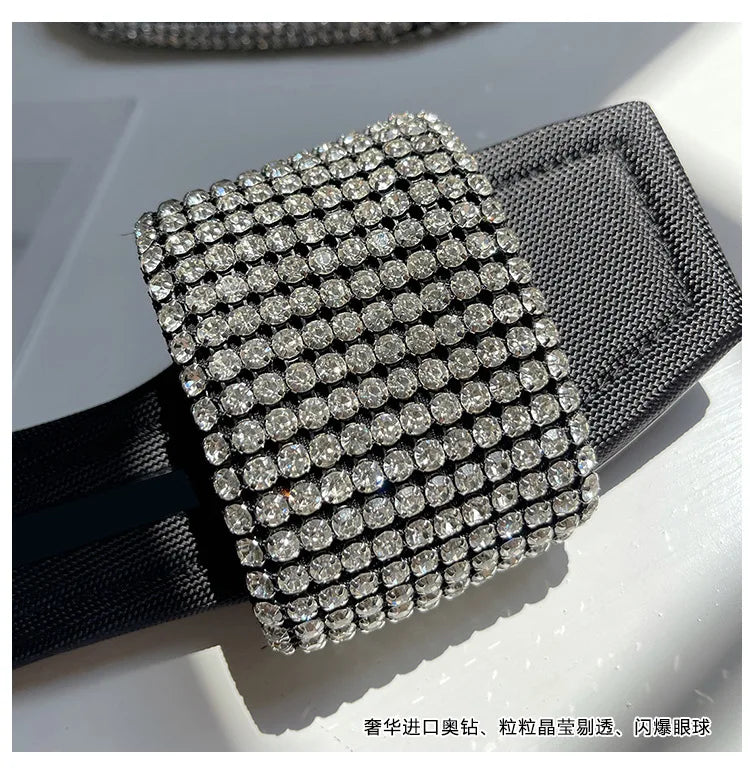 Ladies Shiny Crystal Slippers Summer Women Flat Slides Shoes Rhinestone Beading Sandals Female Clear Flipflops