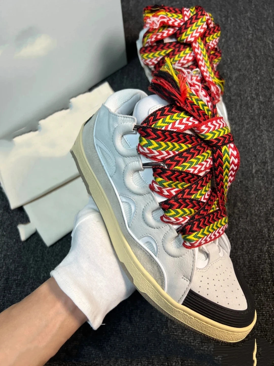 Chaussures en dentelle rondes pour femmes, recommande d'augmenter les chaussures mixtes, documents, Parker, mode décontractée