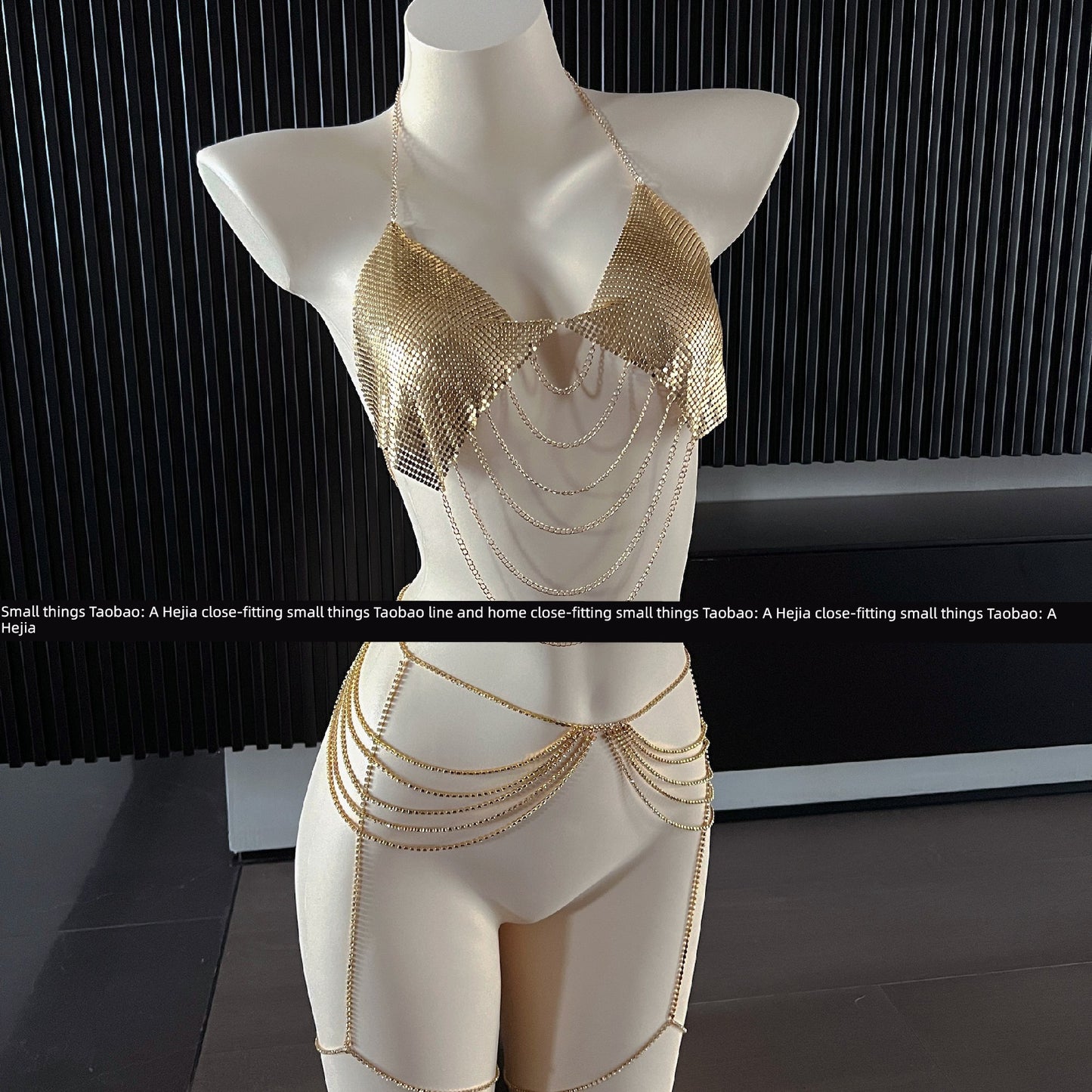 Sparkling Bikini Metal Rhinestone Body Chains Sexy Chest Necklace Waist Chain Leg Bracelet Streamer Qqny Underwear Sets