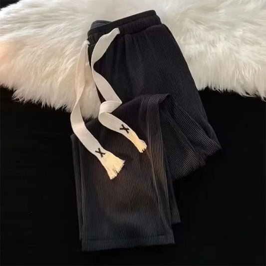 Summer Men's Lightweight Ice Silk Casual Pants