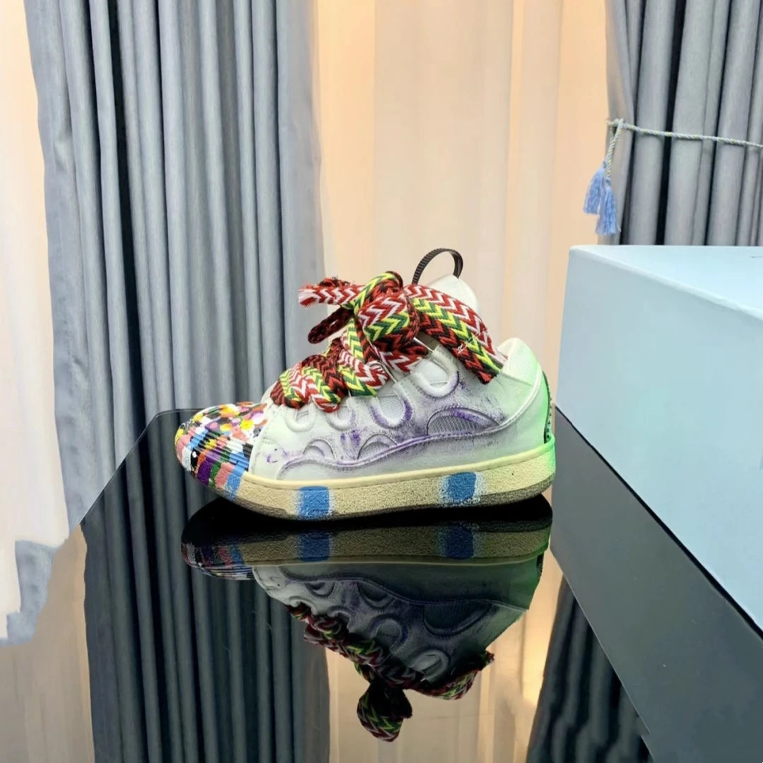 Chaussures en dentelle rondes pour femmes, recommande d'augmenter les chaussures mixtes, documents, Parker, mode décontractée