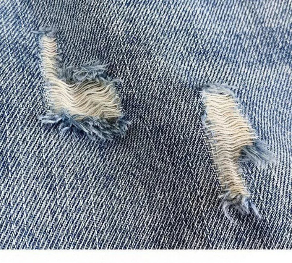 Drawstring Elastic Waist Denim Shorts Men's Washed Loose Straight Versatile Summer Mid-Length Japanese Style half Trousers