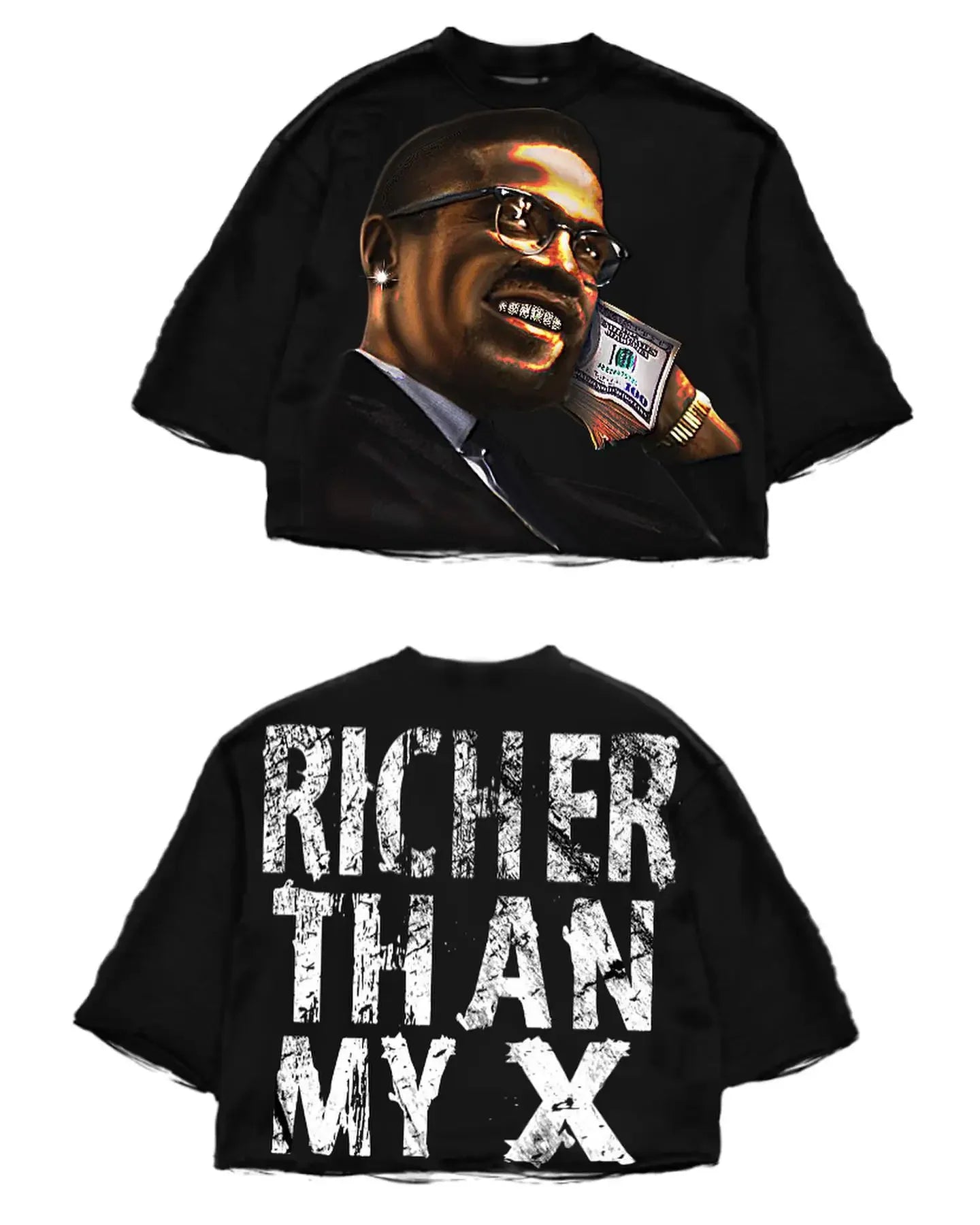 Gothic Summer American New Street Tops Clothing Harajuku Hip Hop Letter Graphic Character Print Y2K Cotton Couple Short Sleeve