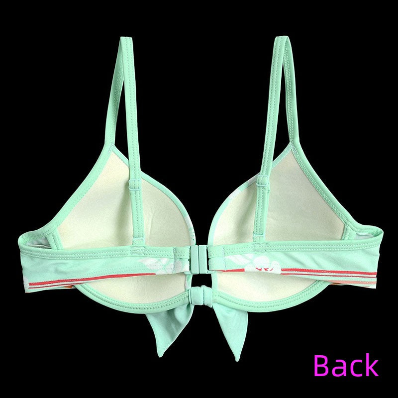 Fashion Plus Size Swimsuit Export Bikini Steel Bracket Gathered Sexy Women's Separates Swimming Suit Special Offer Big Sale Bikini