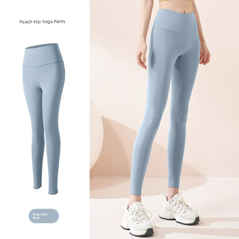 Yoga Pants Women's Spring & Fall Seamless Nude Feel Outwear Hip Raise High Waist Plus Size Exercise Yoga Clothes Pants Women 2025 New Arrival