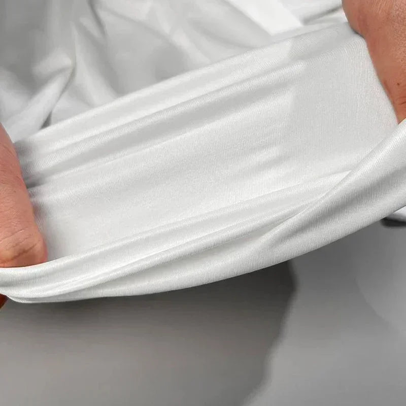 2025 New Men's Fast-drying American Suit Oversize Men's T-shirt Shorts Suit Fashion Printing Casual Sports T-shirt Shorts Moto