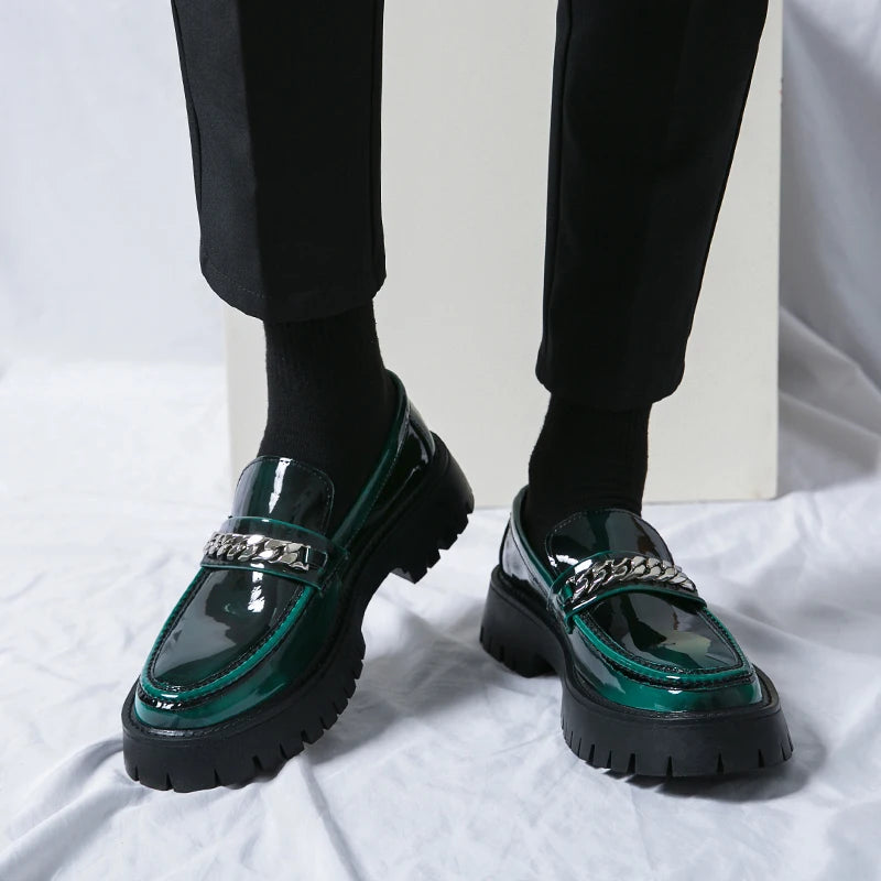 2024 classic leather men's casual leather shoes men wedding leather business men's dress pointed casual youth British style