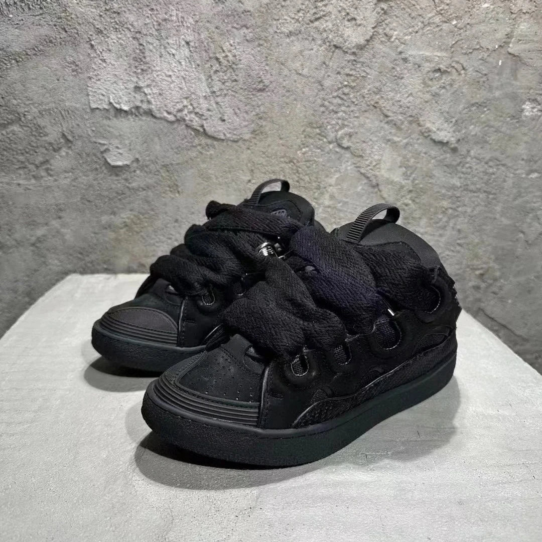 Chaussures en dentelle rondes pour femmes, recommande d'augmenter les chaussures mixtes, documents, Parker, mode décontractée