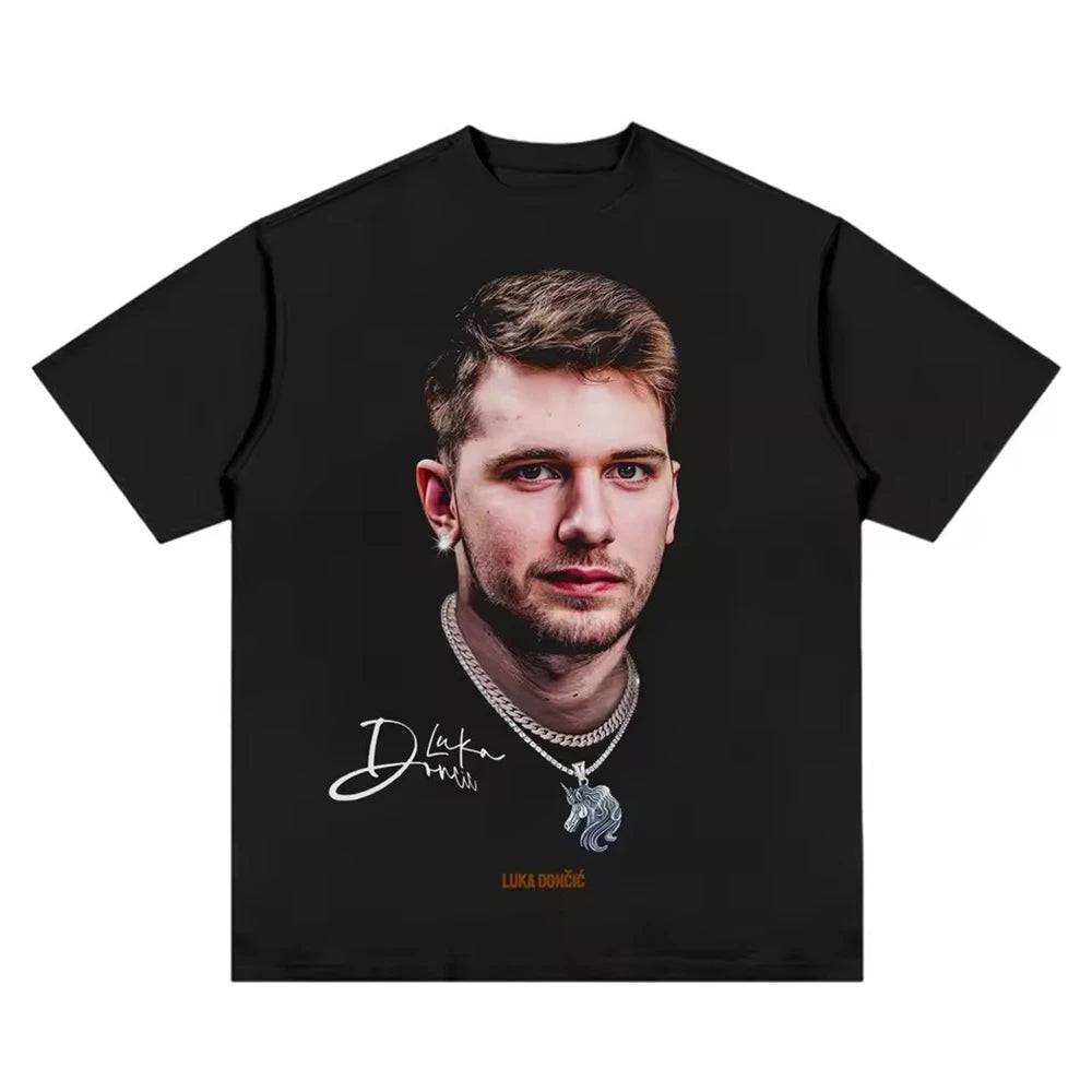 American professional basketball star sports Tee Shirt Homm Men Clothing short sleeve Round Neck Printing Pullover T-shirt 50370